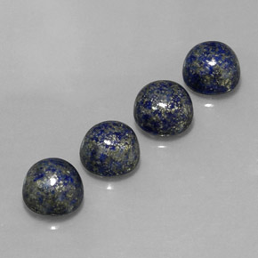  ct natürliche blauer Lapislazuli-Edelsteine, Rundschliff, Lichtundurchlässig