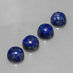  ct natürliche blauer Lapislazuli-Edelsteine, Rundschliff, Lichtundurchlässig