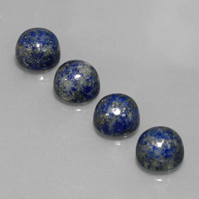  ct natürliche blauer Lapislazuli-Edelsteine, Rundschliff, Lichtundurchlässig