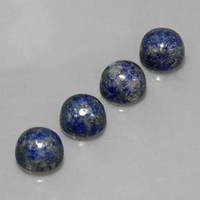  ct natürliche blauer Lapislazuli-Edelsteine, Rundschliff, Lichtundurchlässig
