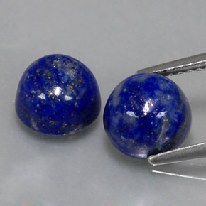  ct natürliche blauer Lapislazuli-Edelsteine, Rundschliff, Lichtundurchlässig