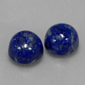  ct natürliche blauer Lapislazuli-Edelsteine, Rundschliff, Lichtundurchlässig