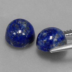  ct natürliche blauer Lapislazuli-Edelsteine, Rundschliff, Lichtundurchlässig