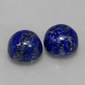 ct natürliche blauer Lapislazuli-Edelsteine, Rundschliff, Lichtundurchlässig