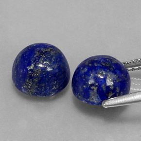  ct natürliche blauer Lapislazuli-Edelsteine, Rundschliff, Lichtundurchlässig