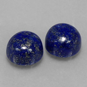  ct natürliche blauer Lapislazuli-Edelsteine, Rundschliff, Lichtundurchlässig