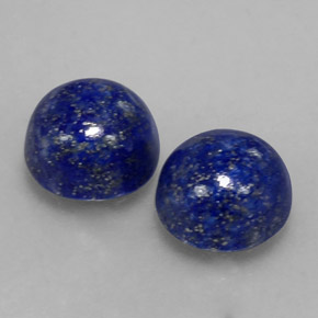  ct natürliche blauer Lapislazuli-Edelsteine, Rundschliff, Lichtundurchlässig