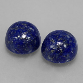  ct natürliche blauer Lapislazuli-Edelsteine, Rundschliff, Lichtundurchlässig