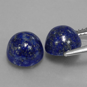 ct natürliche blauer Lapislazuli-Edelsteine, Rundschliff, Lichtundurchlässig