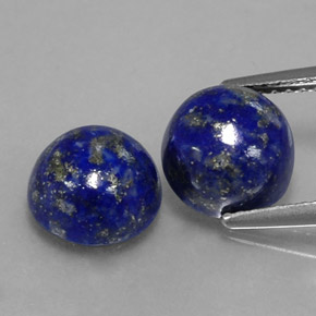  ct natürliche blauer Lapislazuli-Edelsteine, Rundschliff, Lichtundurchlässig