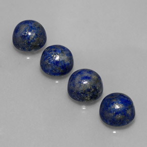  ct natürliche blauer Lapislazuli-Edelsteine, Rundschliff, Lichtundurchlässig