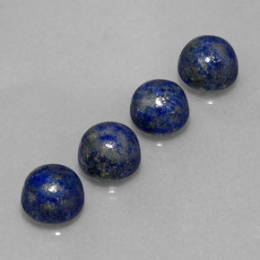  ct natürliche blauer Lapislazuli-Edelsteine, Rundschliff, Lichtundurchlässig