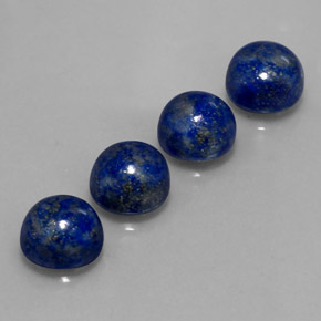  ct natürliche blauer Lapislazuli-Edelsteine, Rundschliff, Lichtundurchlässig
