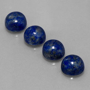  ct natürliche blauer Lapislazuli-Edelsteine, Rundschliff, Lichtundurchlässig