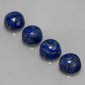  ct natürliche blauer Lapislazuli-Edelsteine, Rundschliff, Lichtundurchlässig