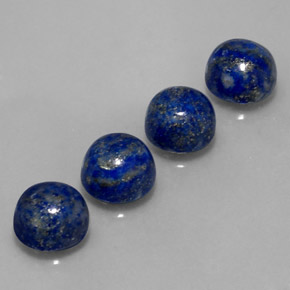  ct natürliche blauer Lapislazuli-Edelsteine, Rundschliff, Lichtundurchlässig