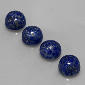  ct natürliche blauer Lapislazuli-Edelsteine, Rundschliff, Lichtundurchlässig
