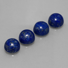  ct natürliche blauer Lapislazuli-Edelsteine, Rundschliff, Lichtundurchlässig