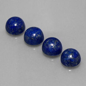  ct natürliche blauer Lapislazuli-Edelsteine, Rundschliff, Lichtundurchlässig