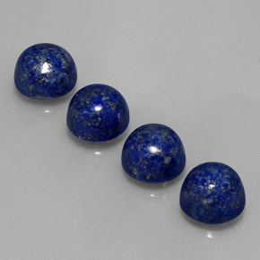  ct natürliche blauer Lapislazuli-Edelsteine, Rundschliff, Lichtundurchlässig
