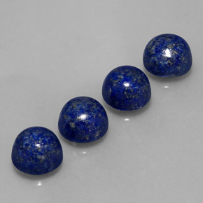  ct natürliche blauer Lapislazuli-Edelsteine, Rundschliff, Lichtundurchlässig
