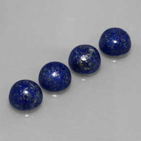  ct natürliche blauer Lapislazuli-Edelsteine, Rundschliff, Lichtundurchlässig