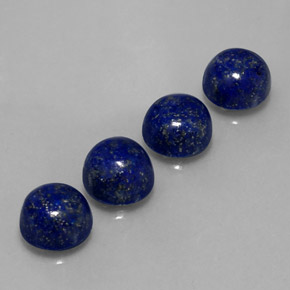  ct natürliche blauer Lapislazuli-Edelsteine, Rundschliff, Lichtundurchlässig