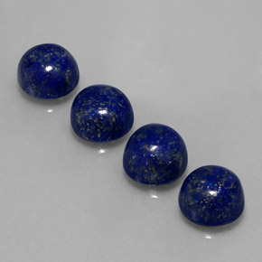  ct natürliche blauer Lapislazuli-Edelsteine, Rundschliff, Lichtundurchlässig