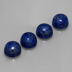  ct natürliche blauer Lapislazuli-Edelsteine, Rundschliff, Lichtundurchlässig