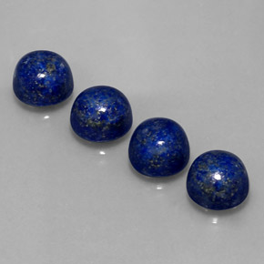 ct natürliche blauer Lapislazuli-Edelsteine, Rundschliff, Lichtundurchlässig