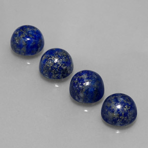  ct natürliche blauer Lapislazuli-Edelsteine, Rundschliff, Lichtundurchlässig