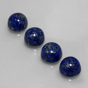  ct natürliche blauer Lapislazuli-Edelsteine, Rundschliff, Lichtundurchlässig