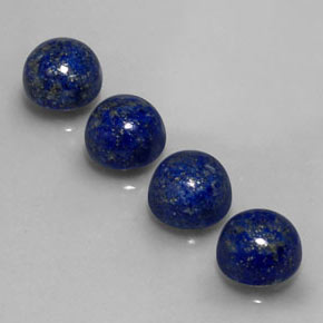  ct natürliche blauer Lapislazuli-Edelsteine, Rundschliff, Lichtundurchlässig