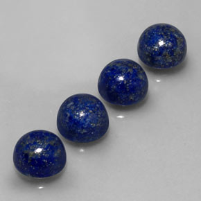  ct natürliche blauer Lapislazuli-Edelsteine, Rundschliff, Lichtundurchlässig