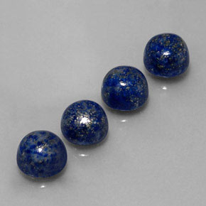  ct natürliche blauer Lapislazuli-Edelsteine, Rundschliff, Lichtundurchlässig