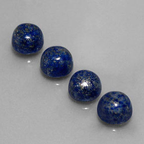  ct natürliche blauer Lapislazuli-Edelsteine, Rundschliff, Lichtundurchlässig