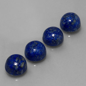  ct natürliche blauer Lapislazuli-Edelsteine, Rundschliff, Lichtundurchlässig