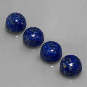 ct natürliche blauer Lapislazuli-Edelsteine, Rundschliff, Lichtundurchlässig