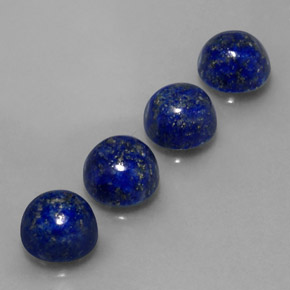  ct natürliche blauer Lapislazuli-Edelsteine, Rundschliff, Lichtundurchlässig
