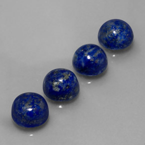  ct natürliche blauer Lapislazuli-Edelsteine, Rundschliff, Lichtundurchlässig