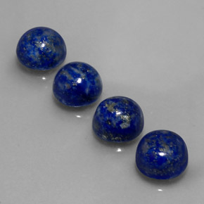  ct natürliche blauer Lapislazuli-Edelsteine, Rundschliff, Lichtundurchlässig