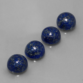  ct natürliche blauer Lapislazuli-Edelsteine, Rundschliff, Lichtundurchlässig