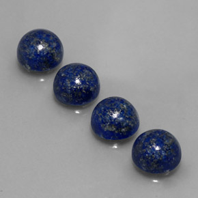  ct natürliche blauer Lapislazuli-Edelsteine, Rundschliff, Lichtundurchlässig