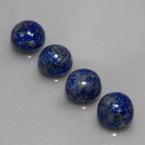  ct natürliche blauer Lapislazuli-Edelsteine, Rundschliff, Lichtundurchlässig