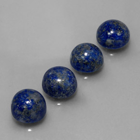  ct natürliche blauer Lapislazuli-Edelsteine, Rundschliff, Lichtundurchlässig