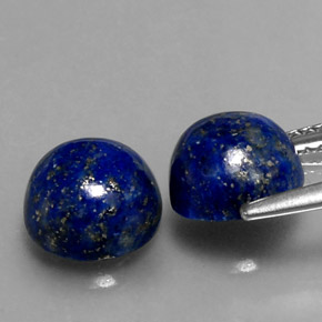  ct natürliche blauer Lapislazuli-Edelsteine, Rundschliff, Lichtundurchlässig