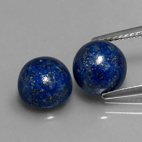  ct natürliche blauer Lapislazuli-Edelsteine, Rundschliff, Lichtundurchlässig