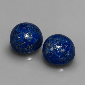  ct natürliche blauer Lapislazuli-Edelsteine, Rundschliff, Lichtundurchlässig