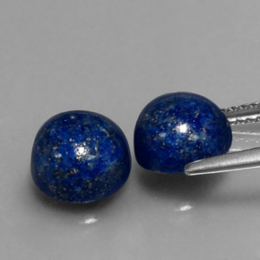  ct natürliche blauer Lapislazuli-Edelsteine, Rundschliff, Lichtundurchlässig