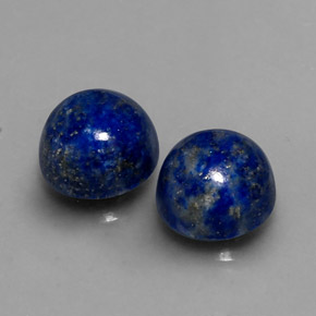  ct natürliche blauer Lapislazuli-Edelsteine, Rundschliff, Lichtundurchlässig